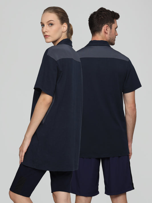 Unisex Everyday Polo Male T-shirt Navy