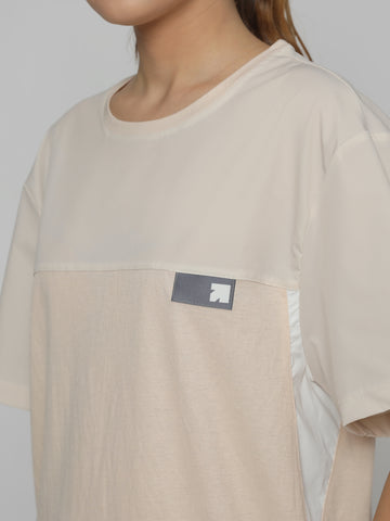 Unisex Ultimate Utilitarian Cream Female T-shirt