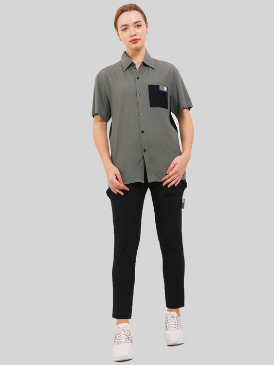 Unisex Ultimate Utilitarian Shirt Female Green