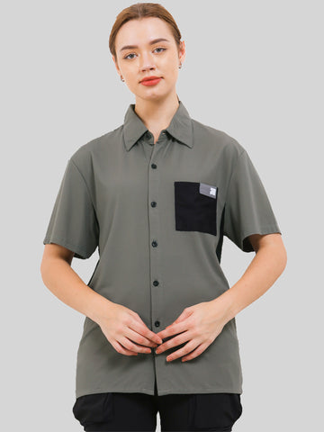 Unisex Ultimate Utilitarian Shirt Female Green