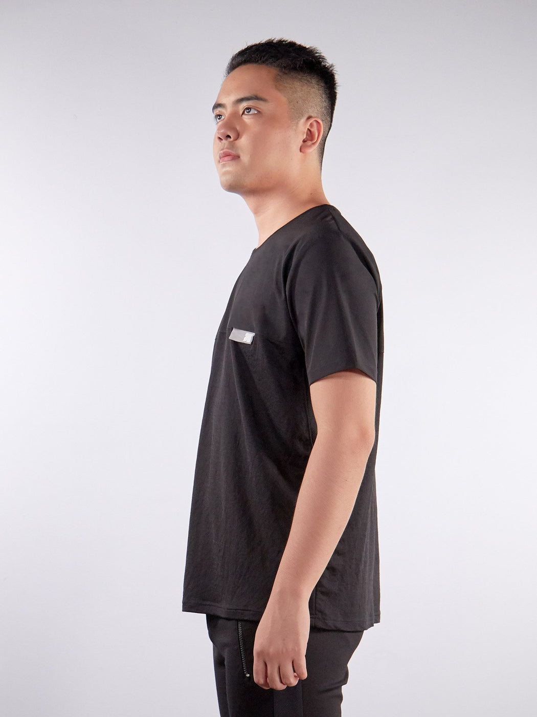 Unisex Ultimate Utilitarian Black Male T-shirt