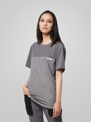 Unisex Ultimate Utilitarian Grey Female T-shirt
