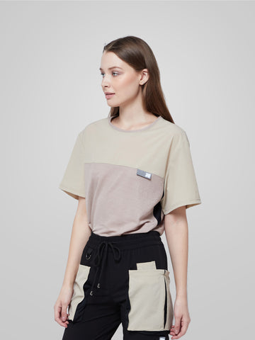 Unisex Ultimate Utilitarian Beige Female T-shirt
