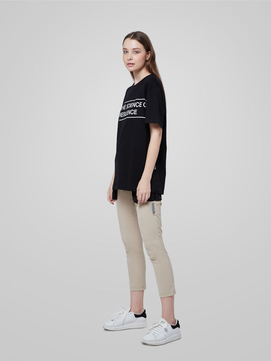 Unisex Science of Resilience Black Female T-shirt