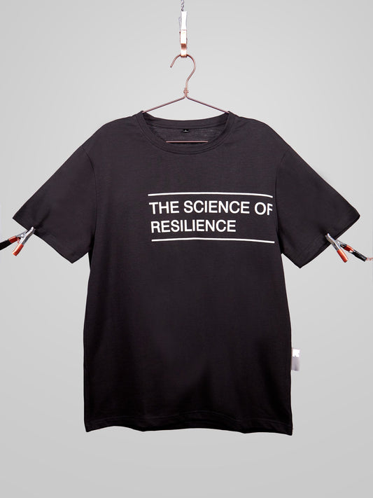 Unisex Science of Resilience Black Male T-shirt