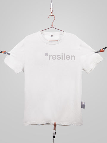 Unisex Science of Resilience White Male T-shirt