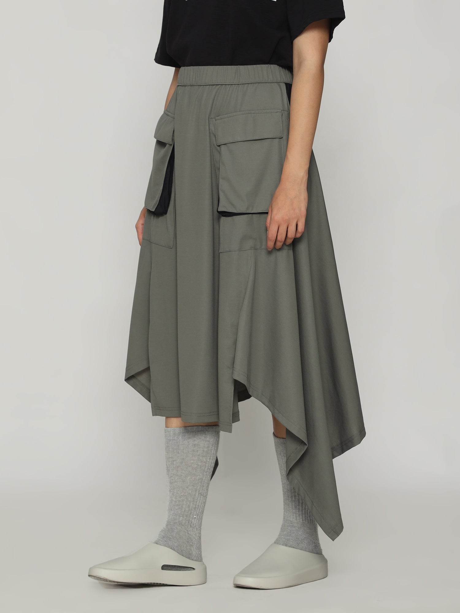 Green Utilitarian Skirt