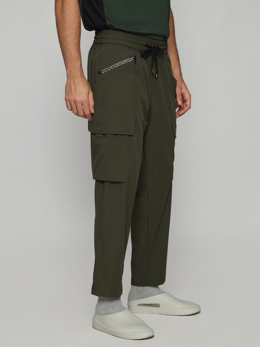 Army Green Functional Cargo Male Pants