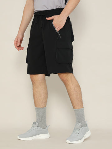 Functional Cargo Shorts Black