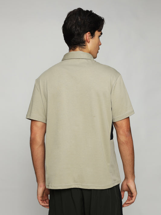 Active Tennis Polo T-shirt Unisex Beige