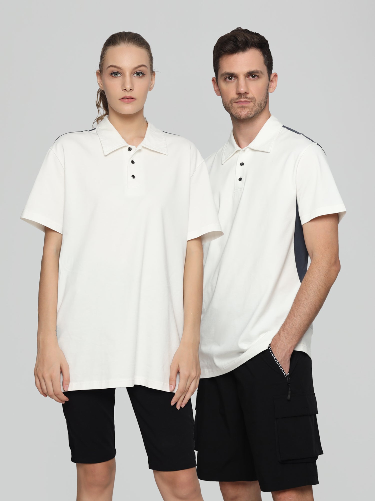Unisex Everyday Polo Male T-shirt White