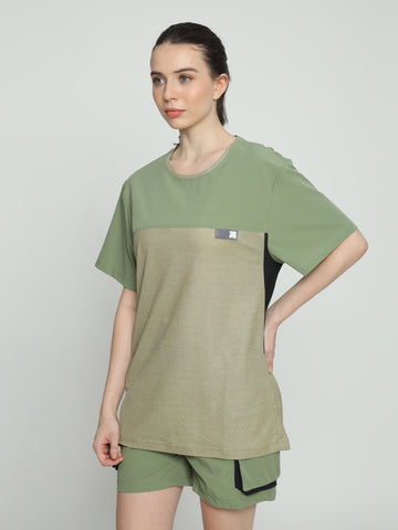 Unisex Ultimate Utilitarian Light Green Female T-shirt