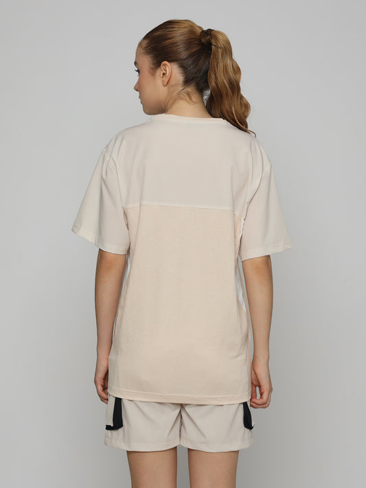 Unisex Ultimate Utilitarian Cream Female T-shirt