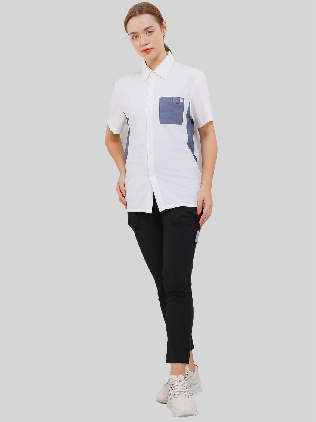 Unisex Ultimate Utilitarian Shirt Female White