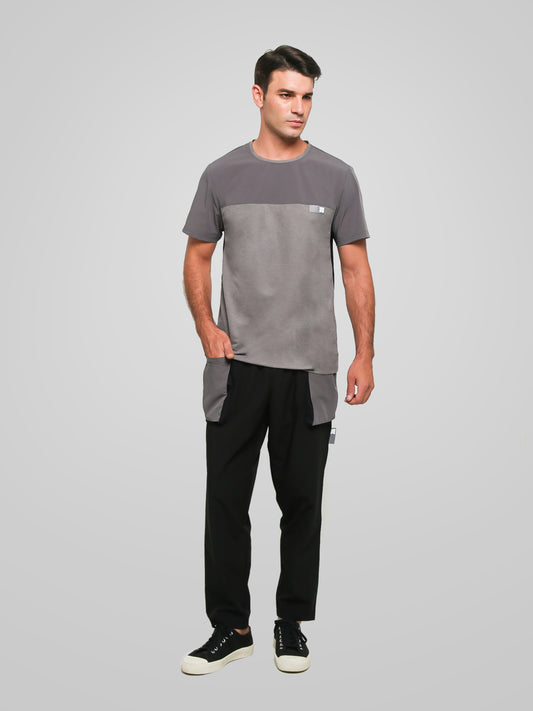 Unisex Ultimate Utilitarian Grey Male T-shirt