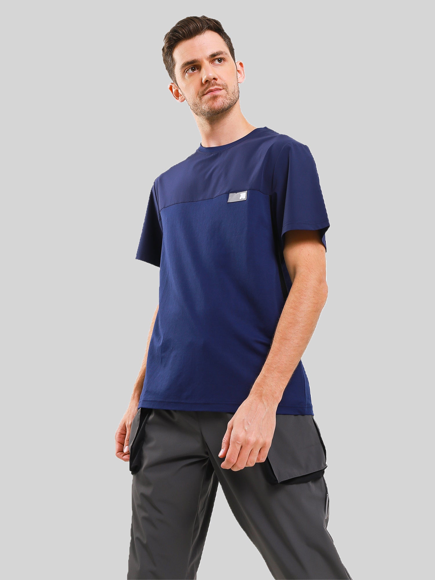 Unisex Ultimate Utilitarian Blue Male T-shirt