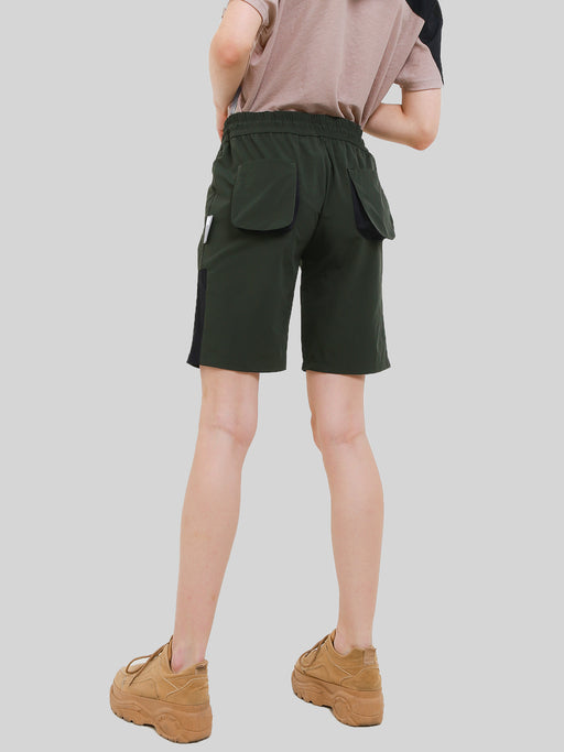 Everyday Short Pants Female Green Army
