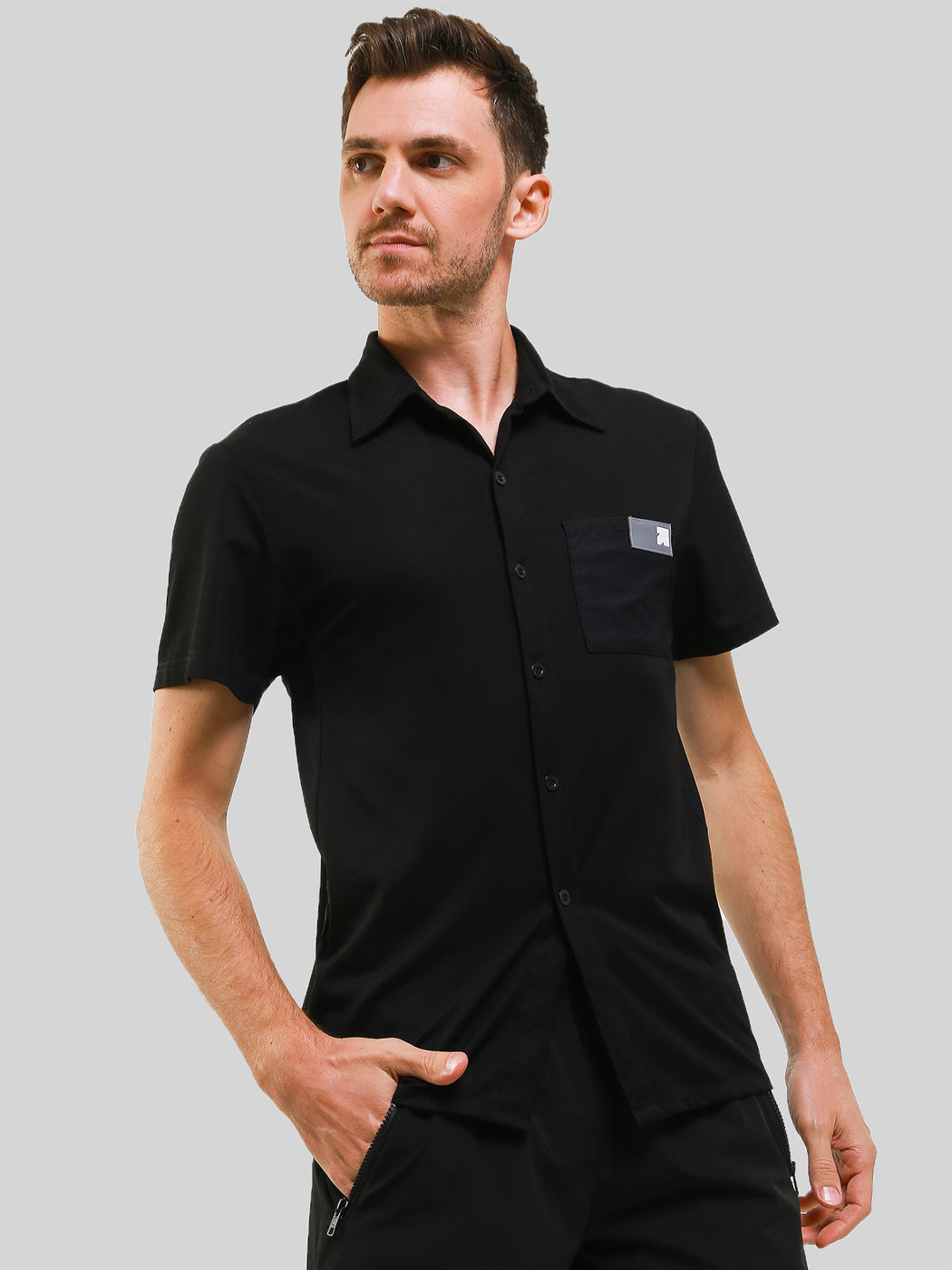 Unisex Ultimate Utilitarian Shirt Male Black